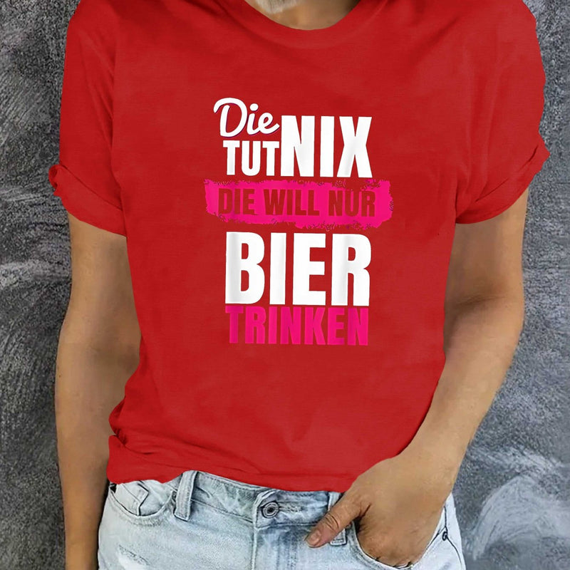 Women's Funny German Quote T-Shirt.