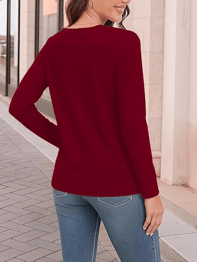 Women's T-Shirt, New Autumn/Winter Style Long Sleeve.