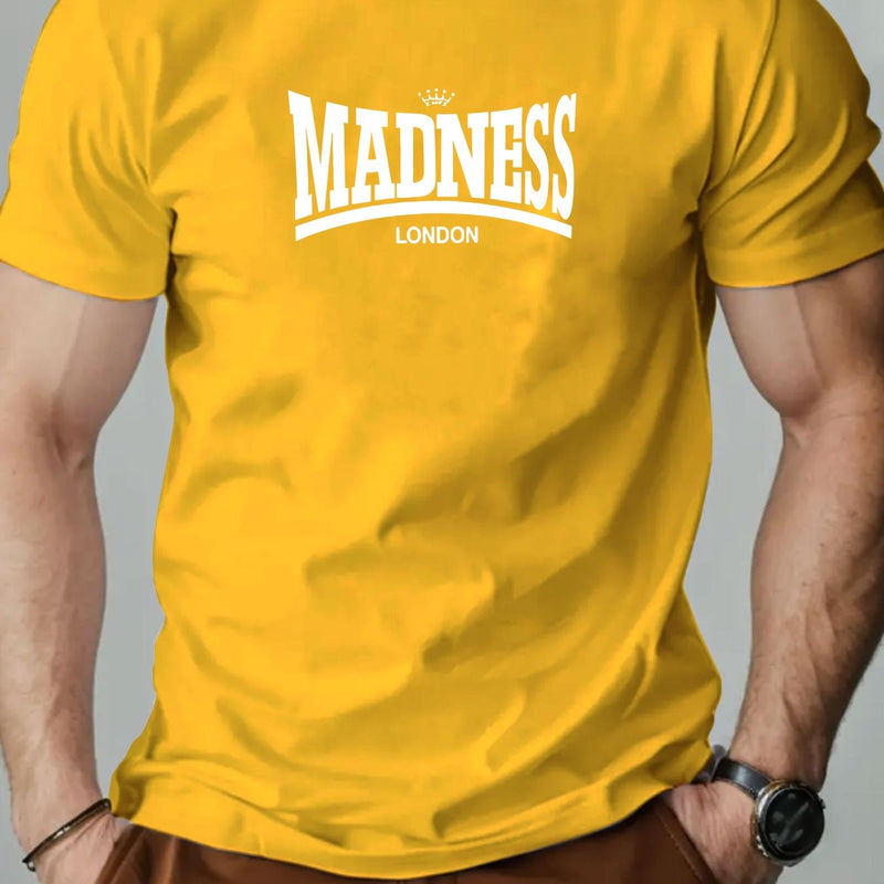 Men's "Madness London" Graphic T-Shirt.