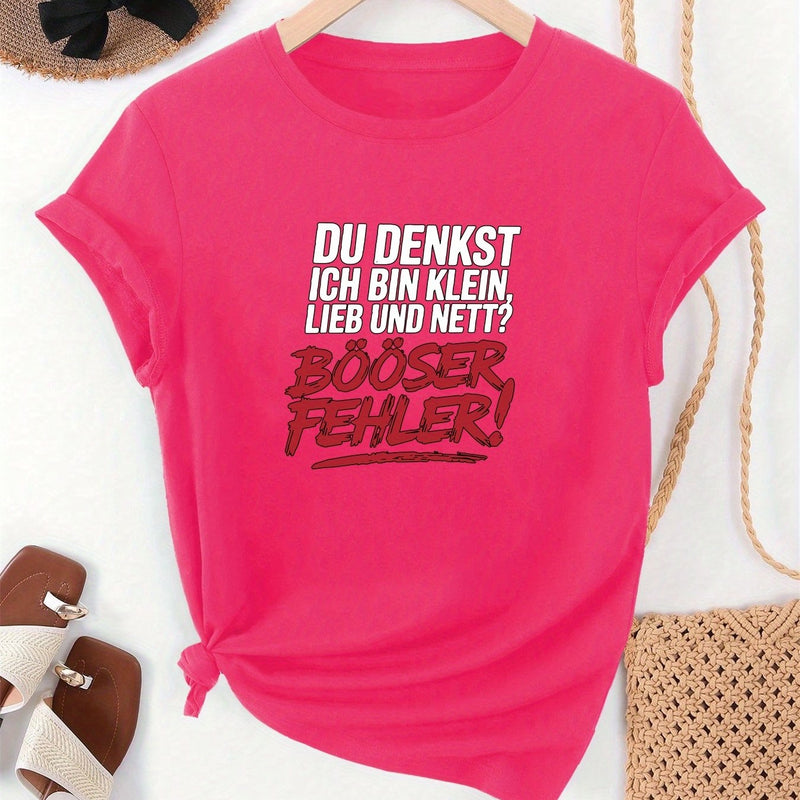 Women's Funny German Quote T-Shirt.
