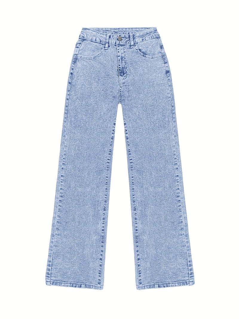 Women's New Fashion Stretchy Straight Jeans.