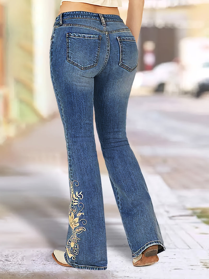 Women’s Fashionable Slim-Fit Flared Trousers.