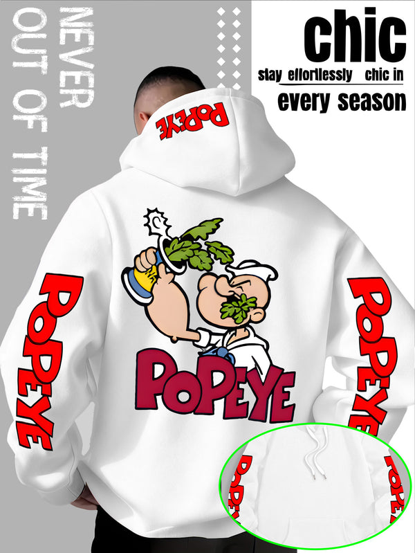 Men's Hooded Sweatshirt.