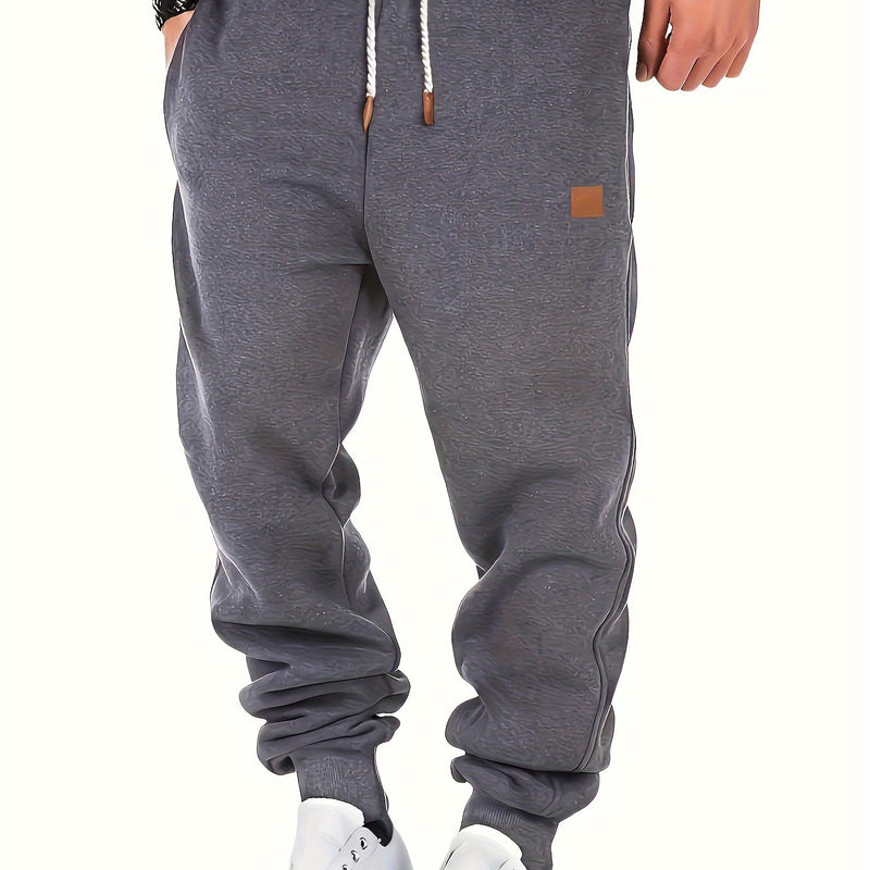 Drawstring Sweatpants Loose Fit Pants Men's Casual Joggers.