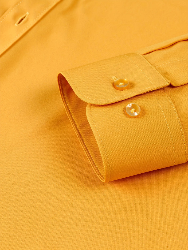 Two-Piece Set of Men's Solid Color Elastic Shirts.