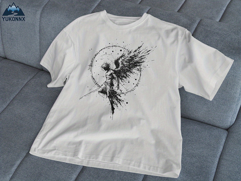 Men's Casual Crew Neck Short T-Shirt.