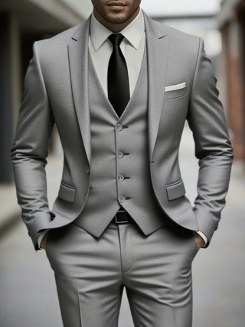 Men's Suit Set with 2pcs, Including a Blazer And Trousers.