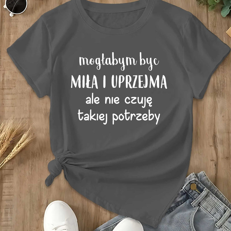 Women's T-shirt Short Sleeves.