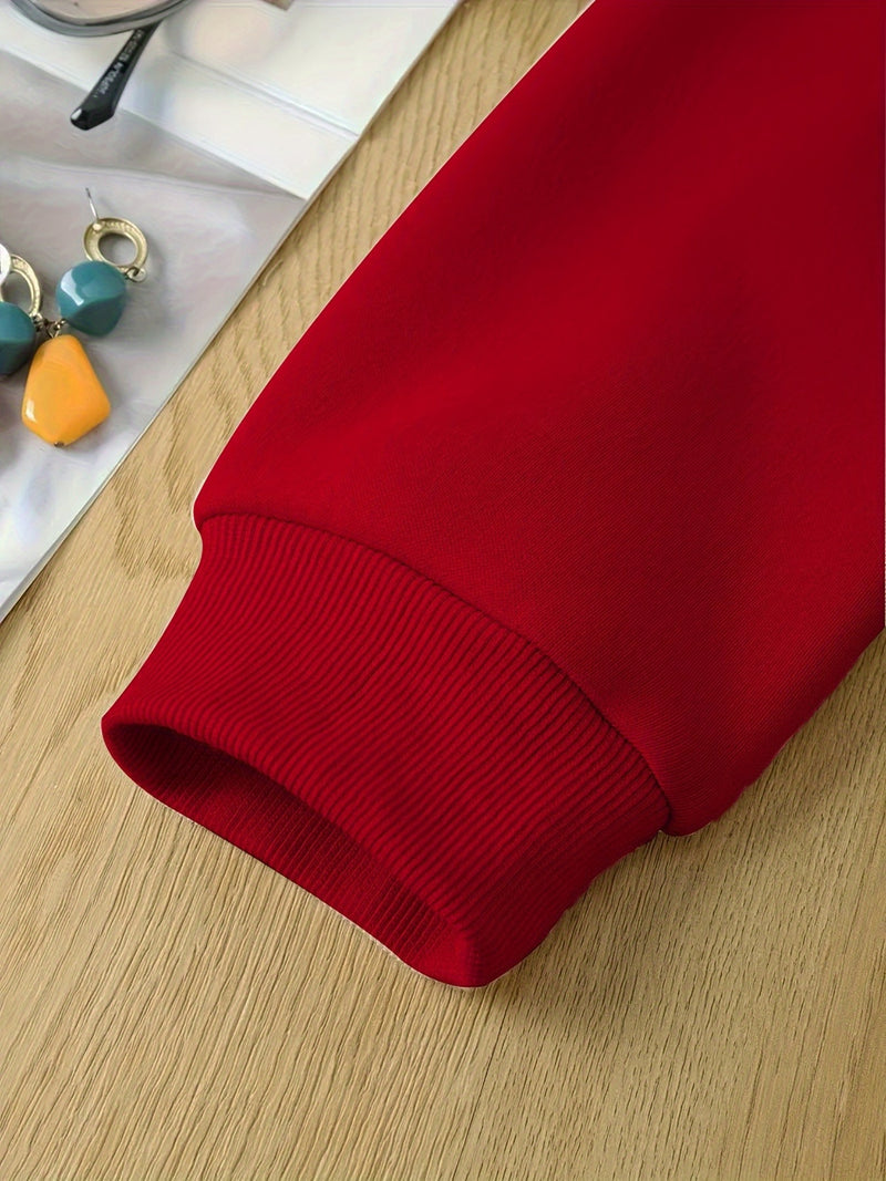 Women'S Hooded Sweatshirt New Autumn And Winter Style.