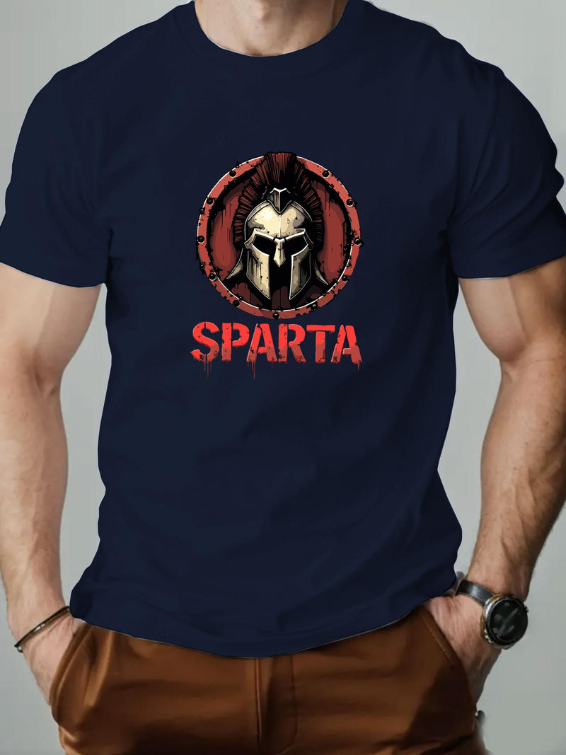 Men's Casual Crew Neck Short Sleeve T-Shirt.
