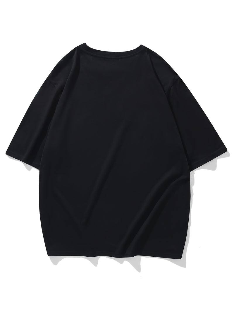 Men's Casual Trendy Street Sports Short-Sleeve T-Shirt, New Summer Style.