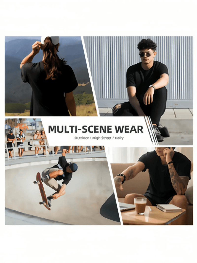 Men's and Women's Vintage Casual Style T-Shirt.