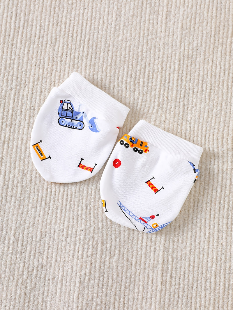 8pcs Newborn Baby Boy Bodysuit Set.