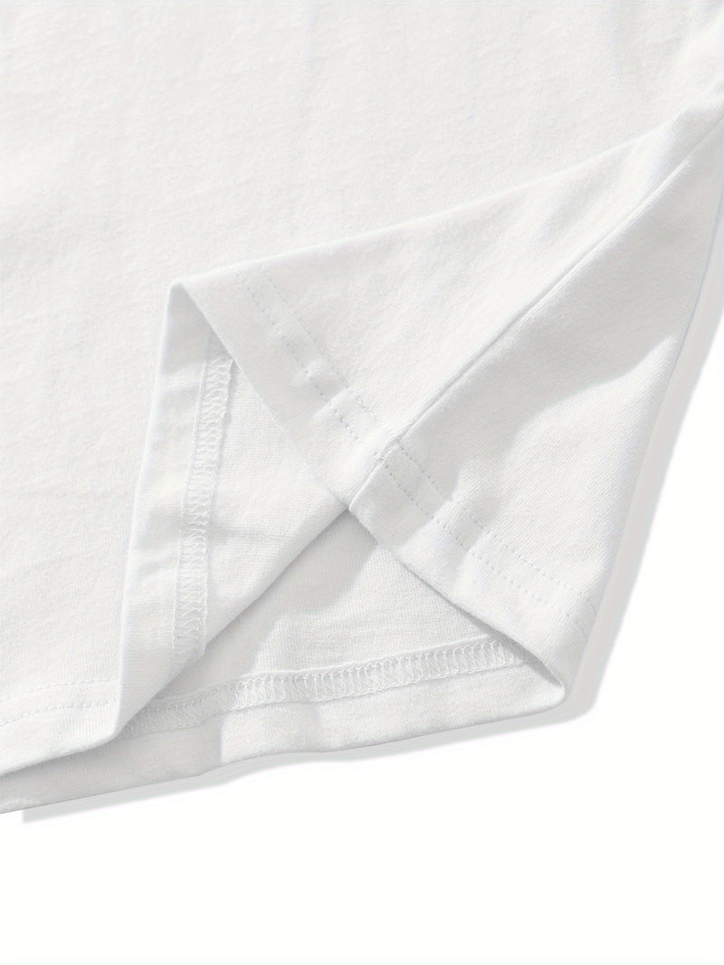 Men'S Fashion Short Sleeve Print T-Shirt.