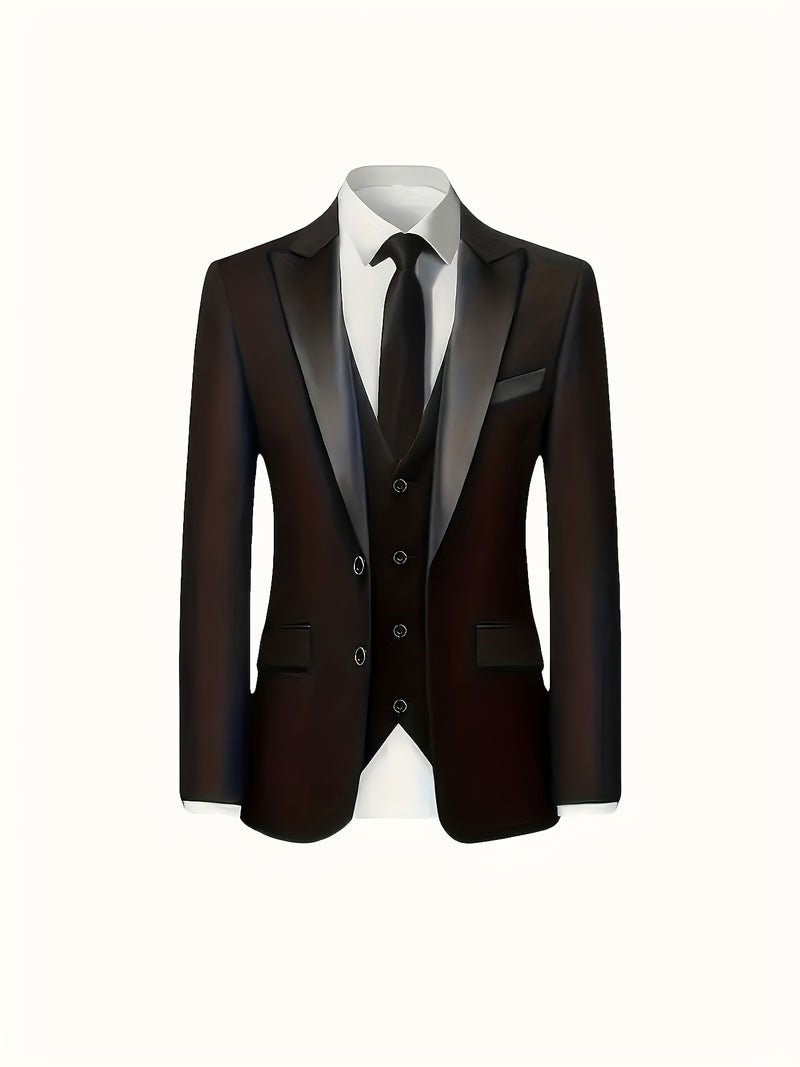A Men's Three-Piece Suit, Consisting of a Blazer.