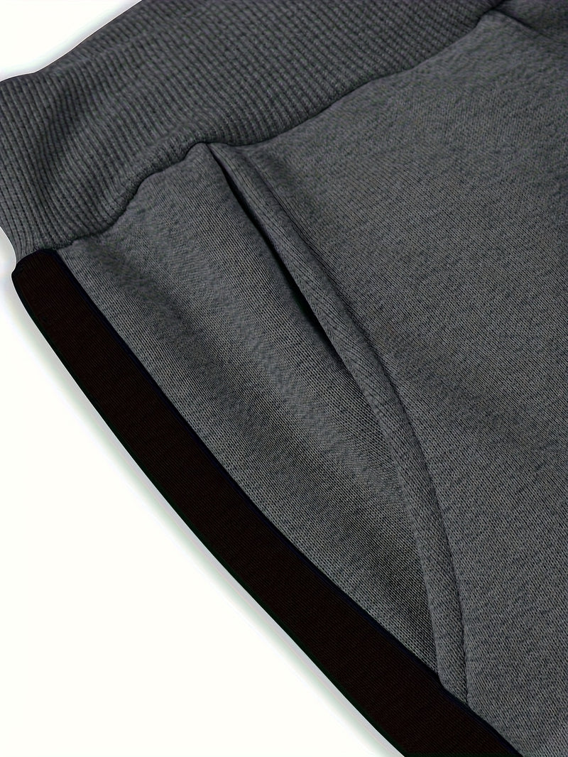 Men’s Athletic Joggers Featuring Printed Stretch Material for Gym And Jogging.