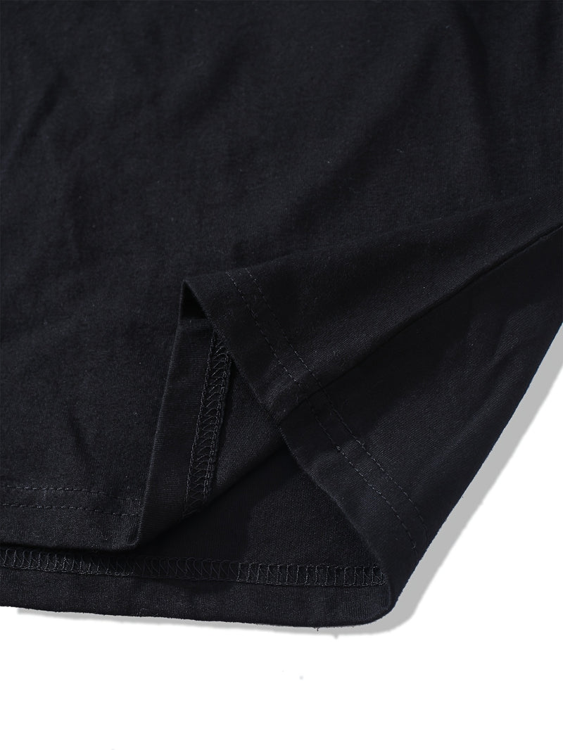 Men's Casual Trendy Street Sports Short-Sleeve T-Shirt, New Summer Style.