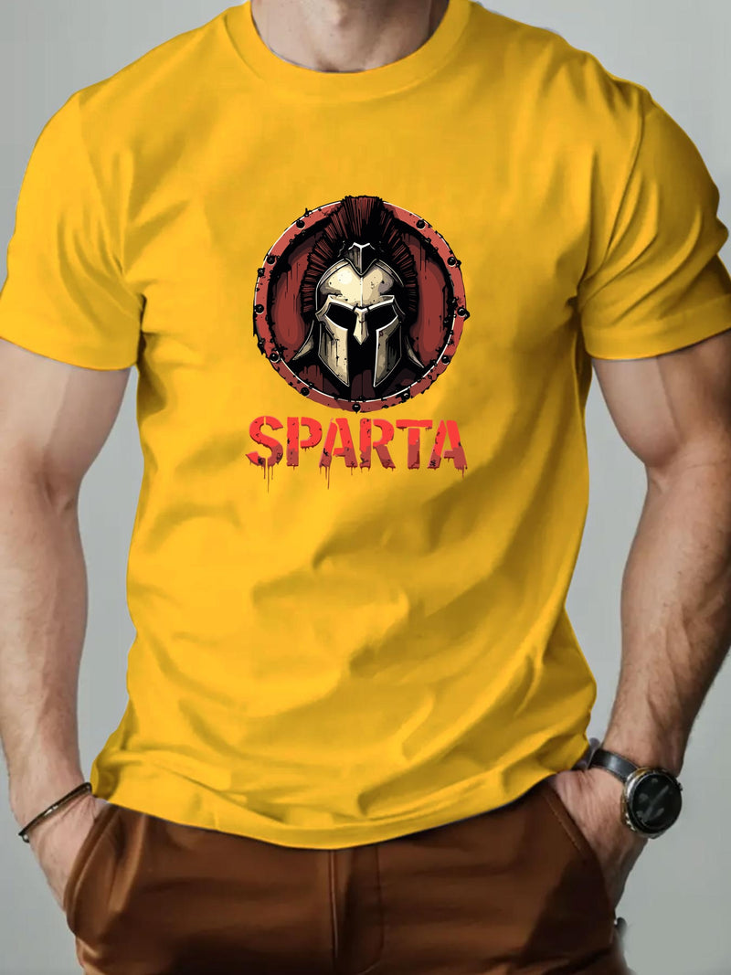 Men's Casual Crew Neck Short Sleeve T-Shirt.