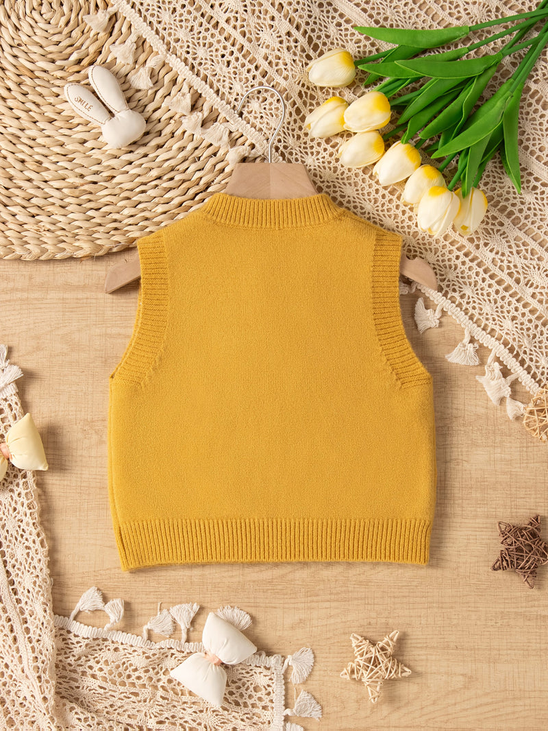 Boys' Cartoon Lion Cute Style Vest.