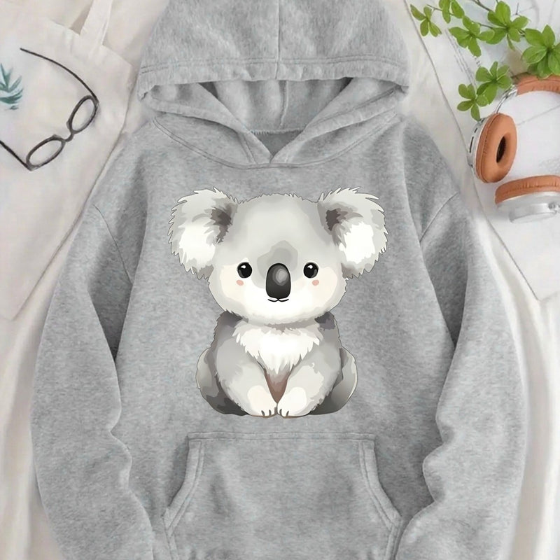 Women's Hooded Pullover with Pocket.