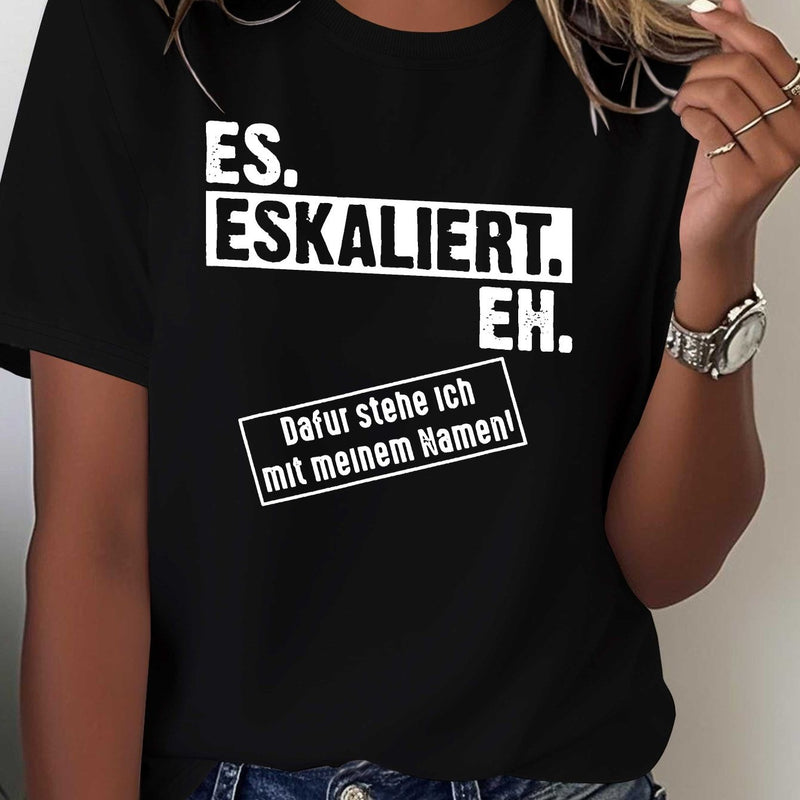 Women's Funny German Saying T-Shirt.