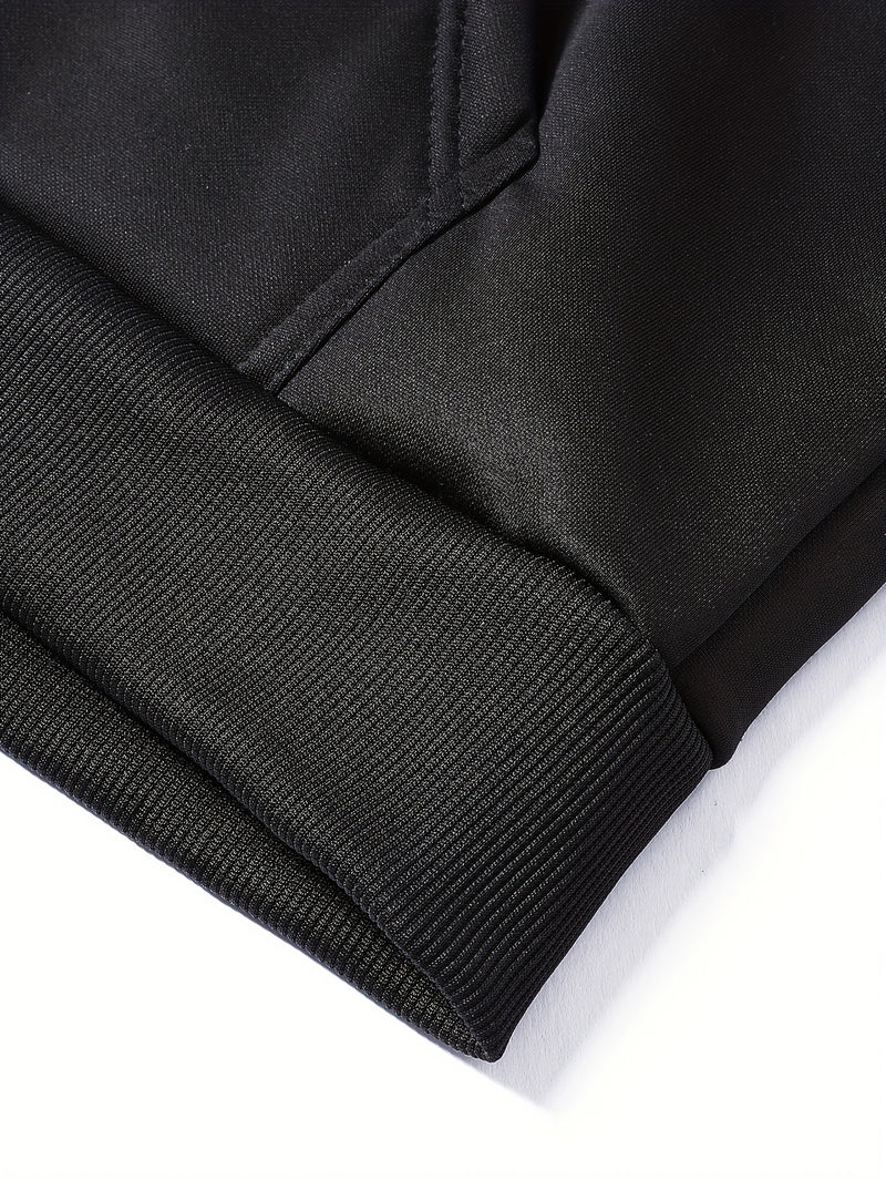 Men's Casual Hooded Sweatshirt & Jogger Set.