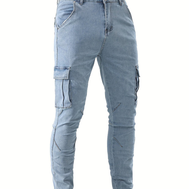 Men's Cargo Jeans.