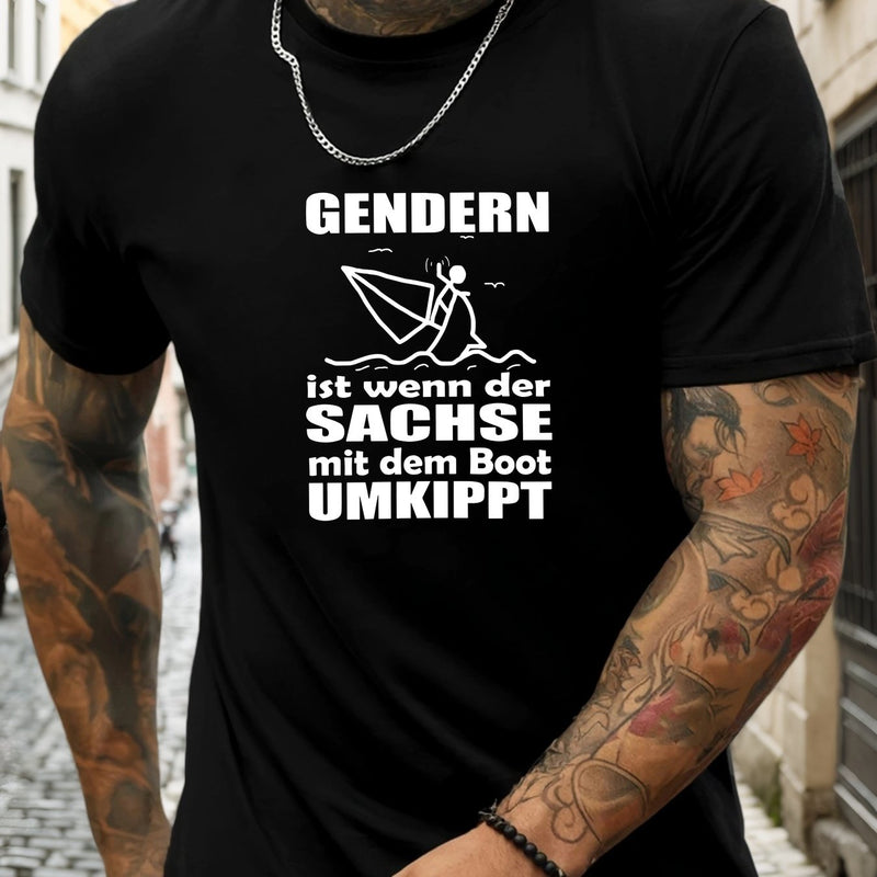 Men's Summer Casual Short-Sleeve T-Shirt.