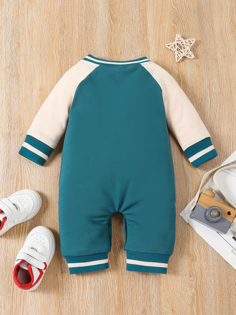 Spring And Autumn Baby Boy BABYBOY  Round Neck.