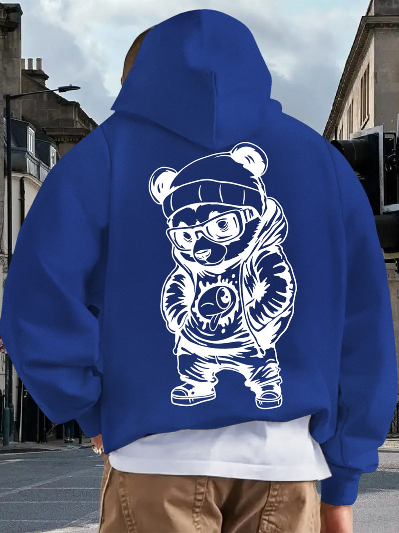 Men's Casual Hooded Sweatshirt.