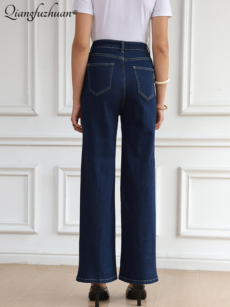 Ladies' Stretch Slim Straight-leg Jeans.