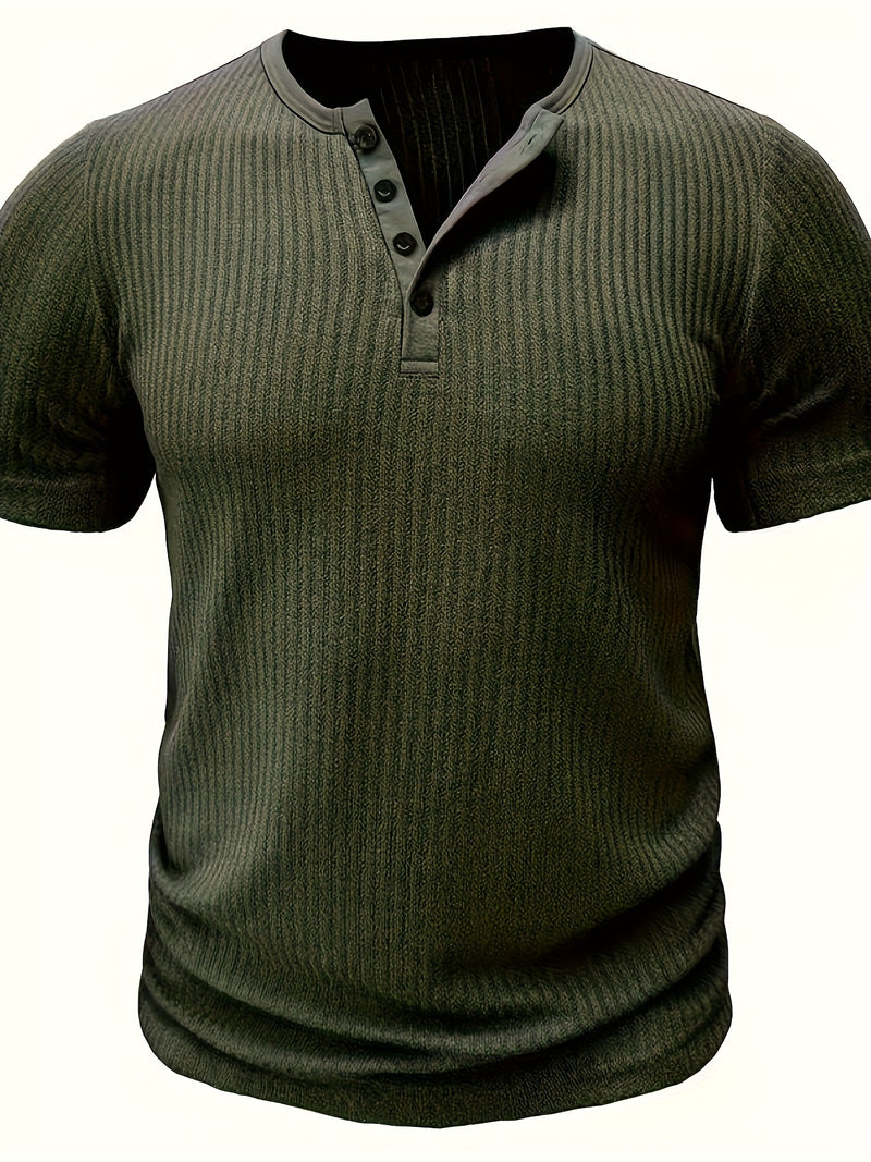 3pcs Men’s Short-Sleeved Fashion Trendy Top.