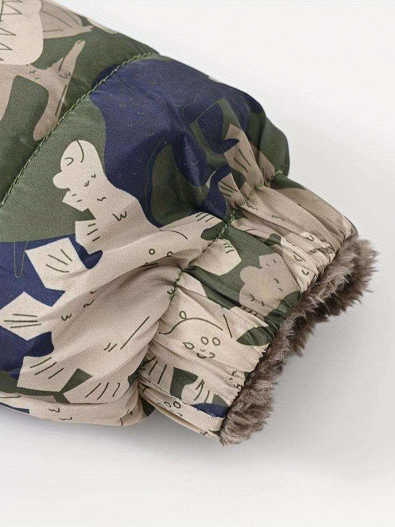 Boys Dinosaur Adventure Hooded Jacket.