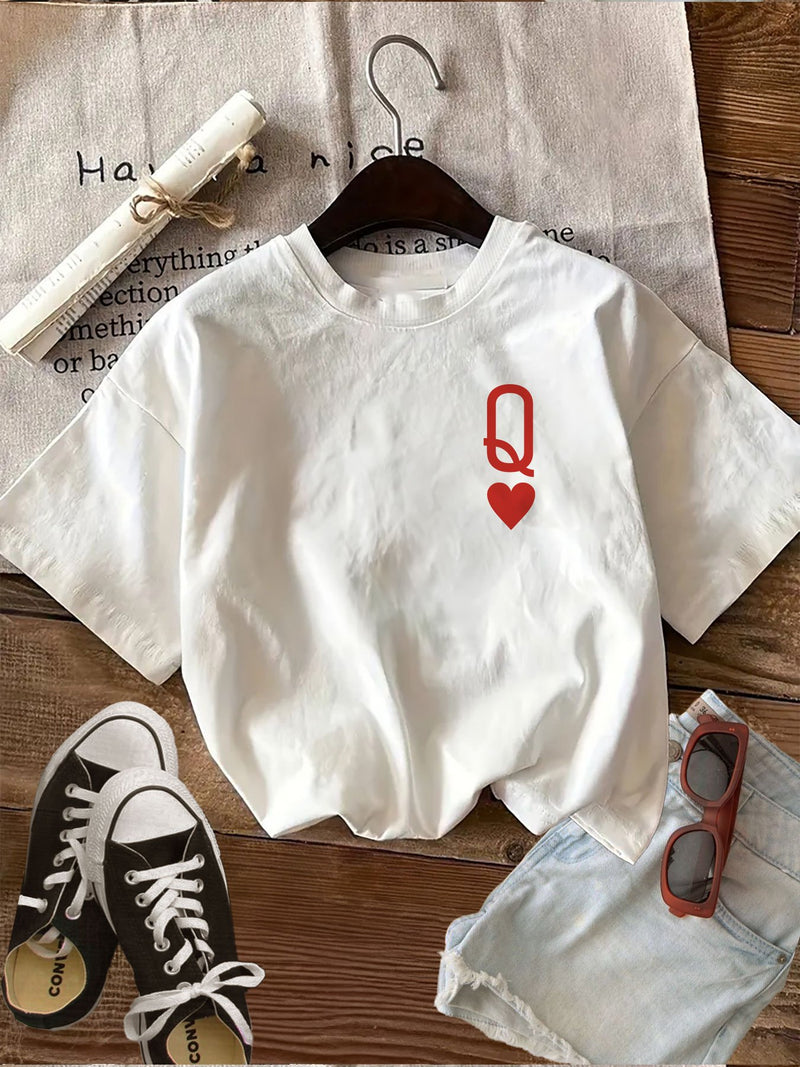 Women's Top with Double-Sided Print.