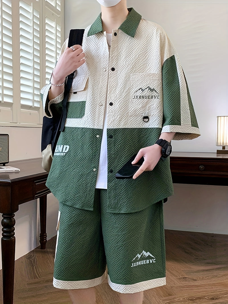 Men's Casual Two-Piece Set for Summer.