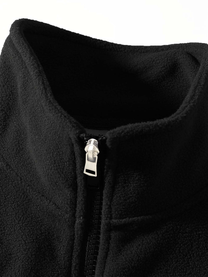 Men's Jacket Golf Stand Collar - Lined Thickened Top Men's Outerwear.