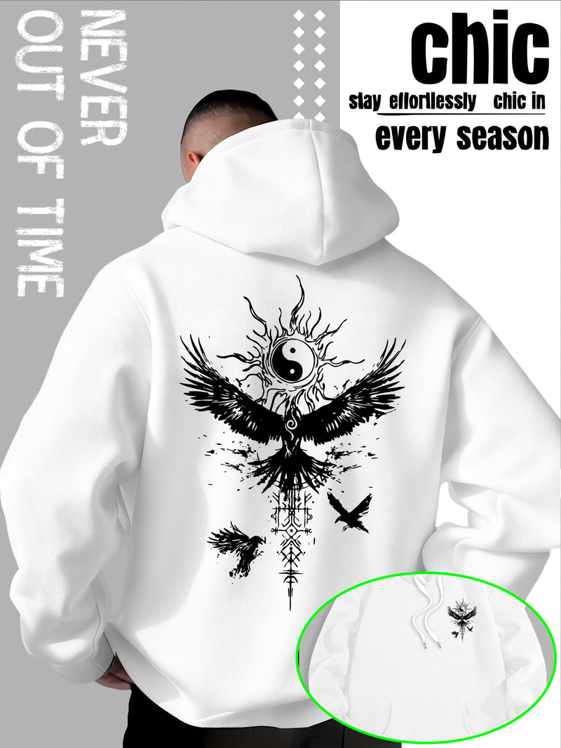 Men's Hooded Sweatshirt.