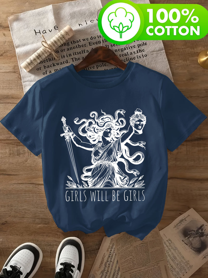 Women’s Short-Sleeve Round Neck T-Shirt.