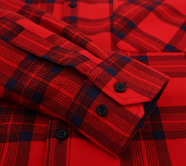 Men's Flannel Checkered Shirt.