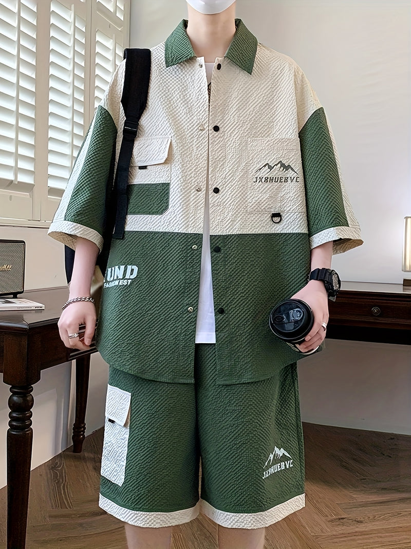 Men's Casual Two-Piece Set for Summer.