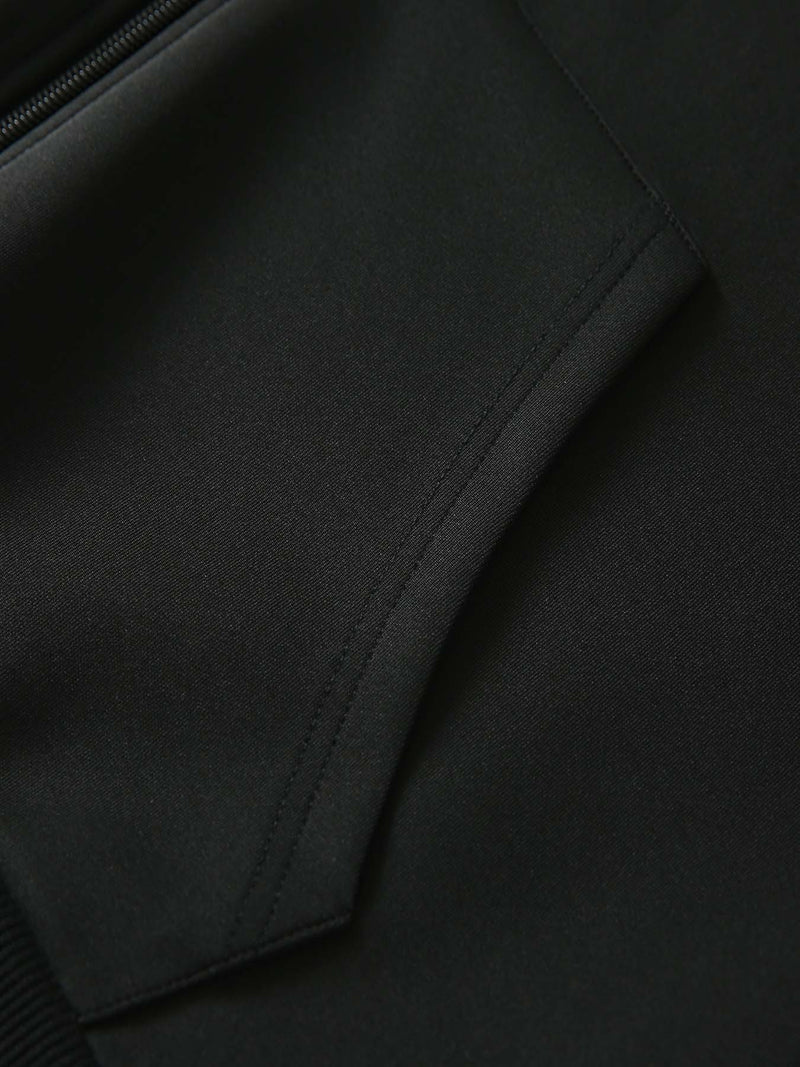 Men's 2pcs Slim-Fit Winter Jacket & Pants Suit with Paris Lettering.