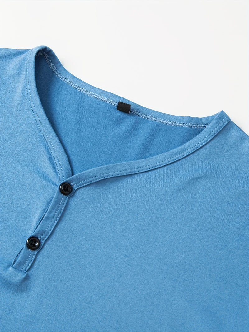 5pcs Men'S Casual V-Neck Short Sleeve T-Shirts.