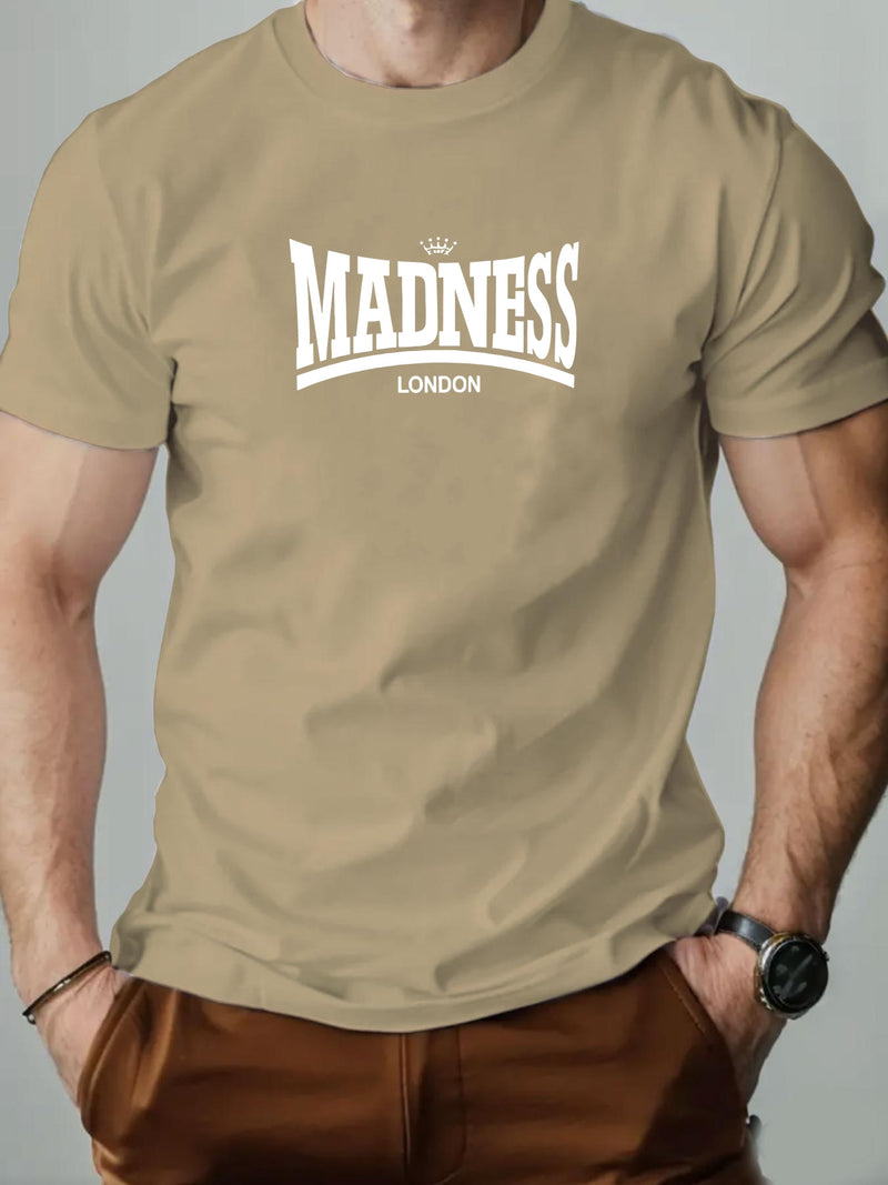 Men's "Madness London" Graphic T-Shirt.