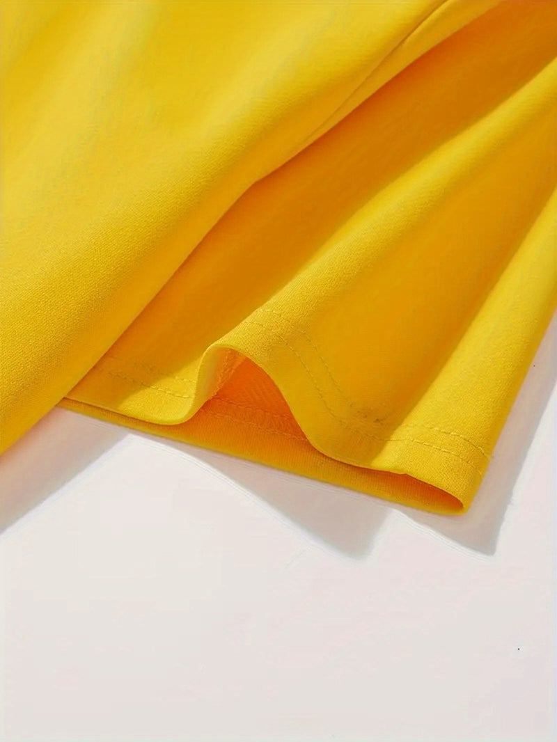 Cartoon Bicycle Print T-Shirt for Boys And Girls.