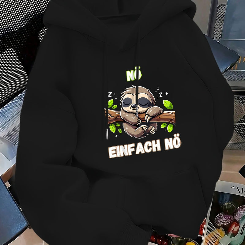 Women's casual hoodie for swear. Fall/winter style with long sleeves.