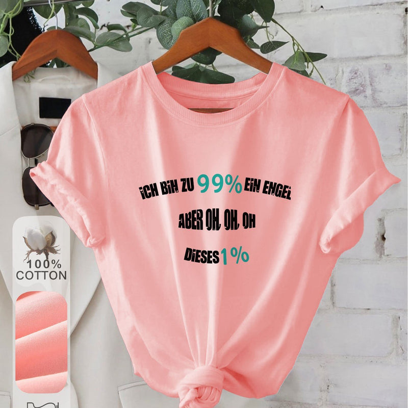 Women’s graphic print t-shirt.