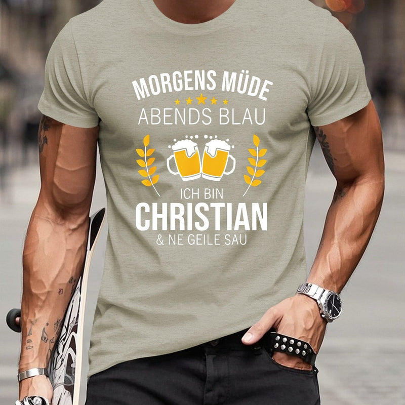 Men's Short Sleeve T-Shirt for Summer.