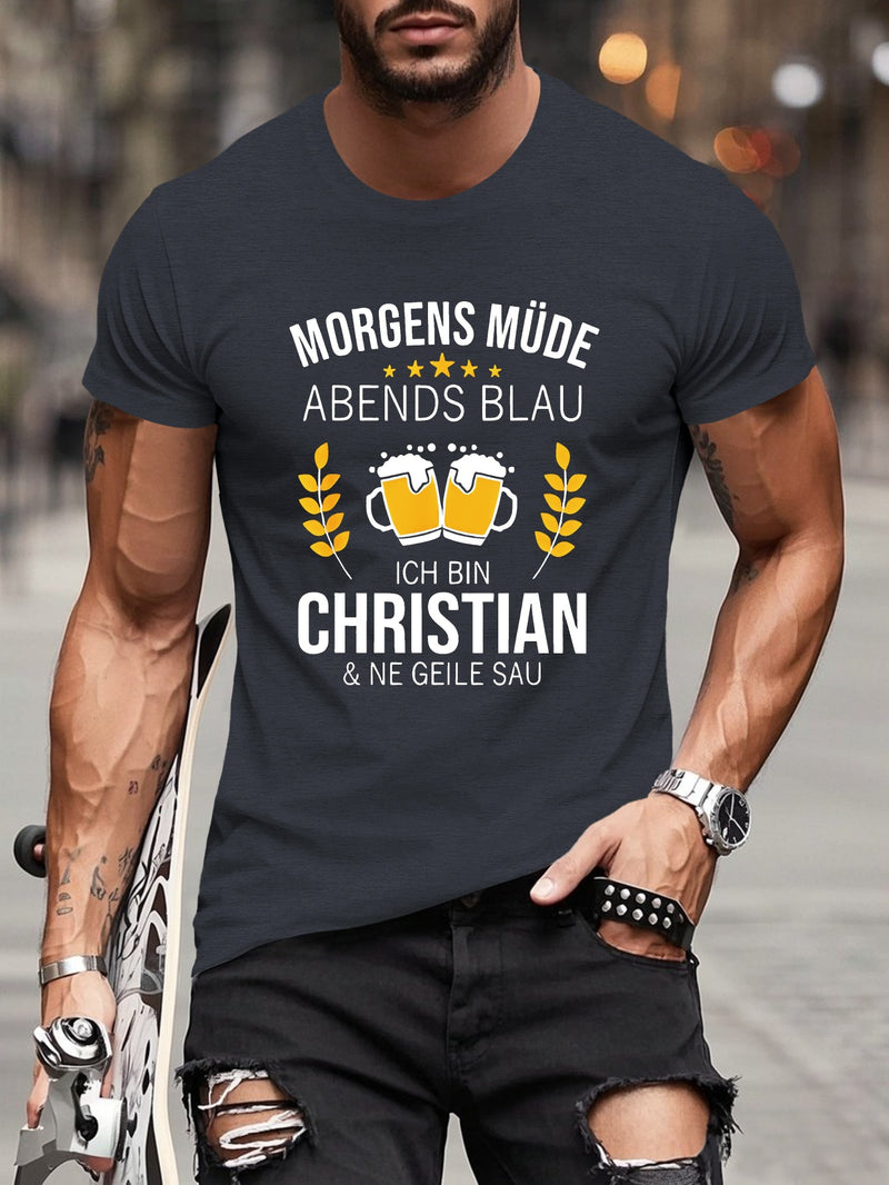 Men's Short Sleeve T-Shirt for Summer.