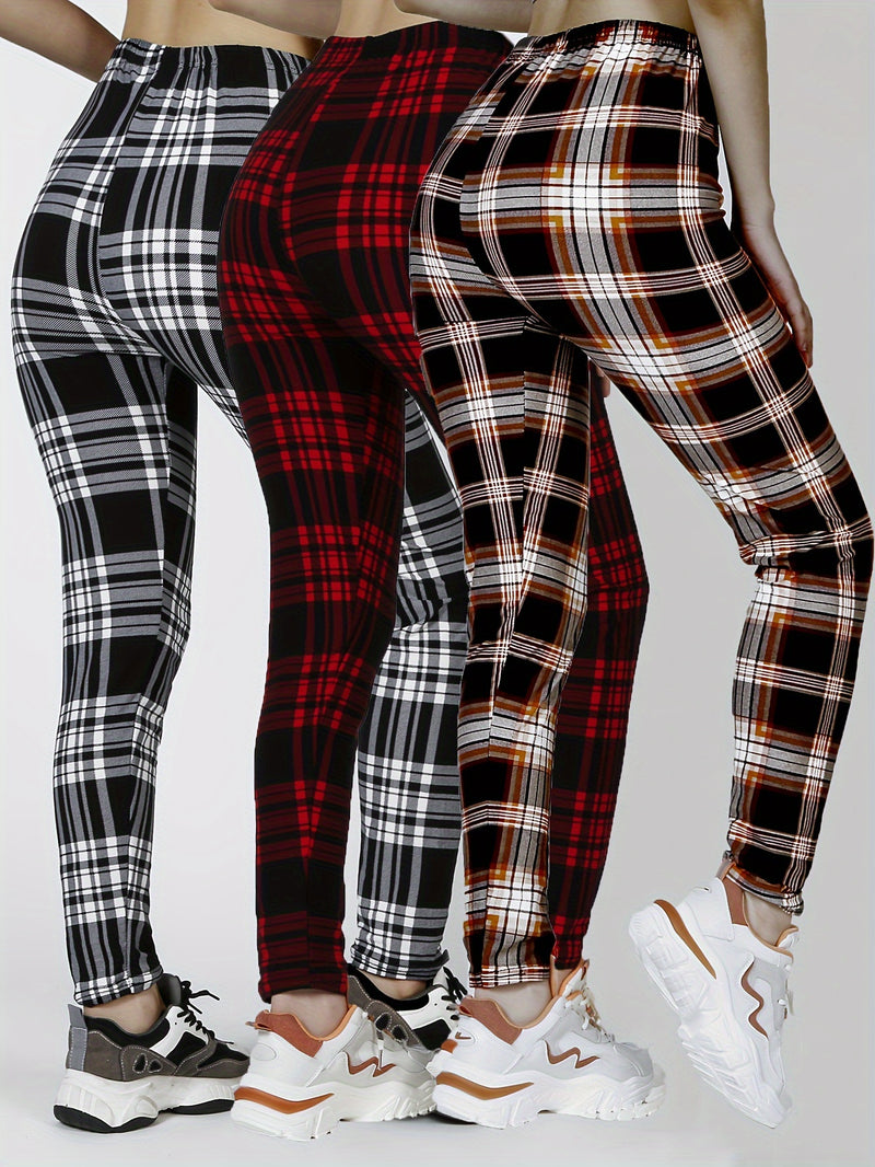 3 Packs Women'S Soft & Stretchy Tight Leggings.