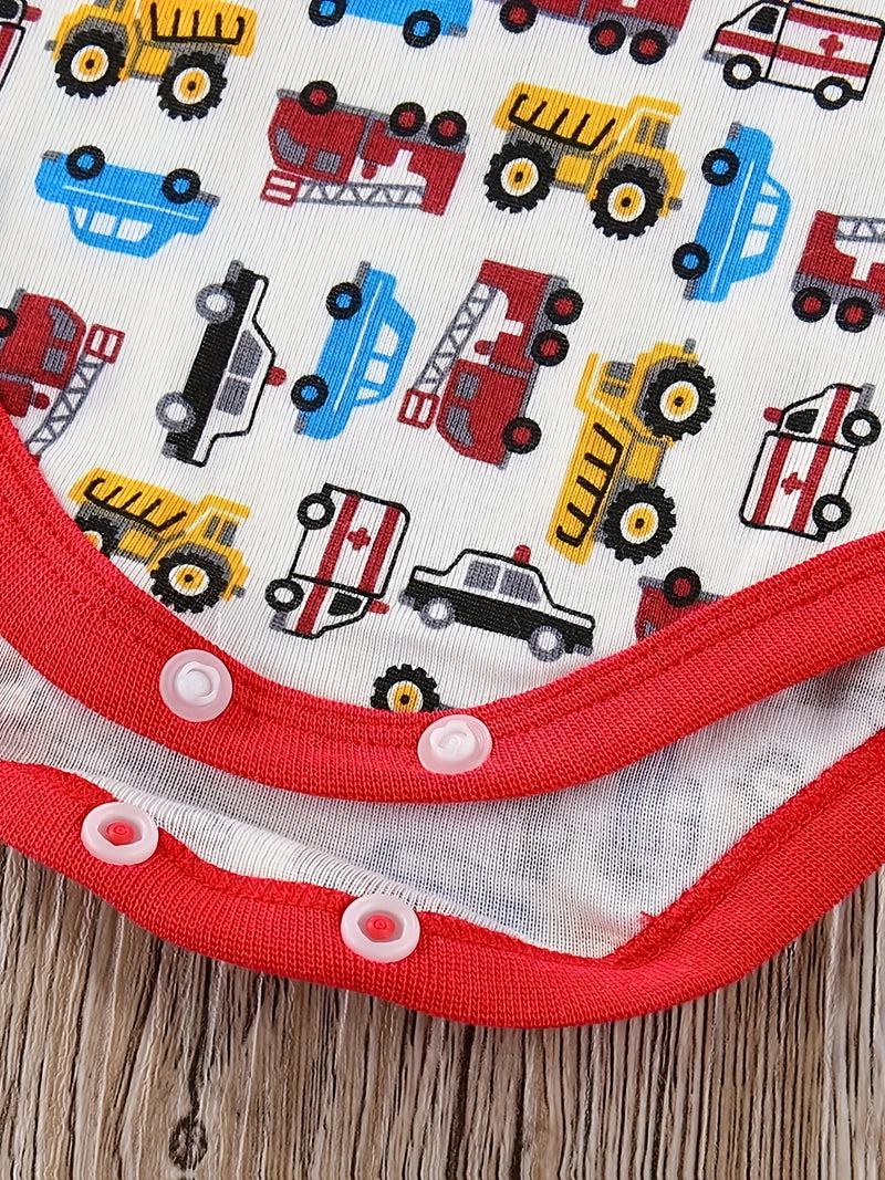 5pcs Pure Cotton Baby Boys' Romper Bodysuit.